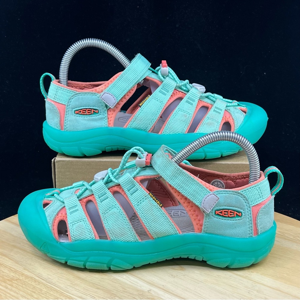 Keen Bahama Blue/Peach Orange Sandals Size 5y/ 6.5 Womens